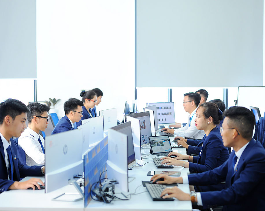 Không gian làm việc tại văn phòng